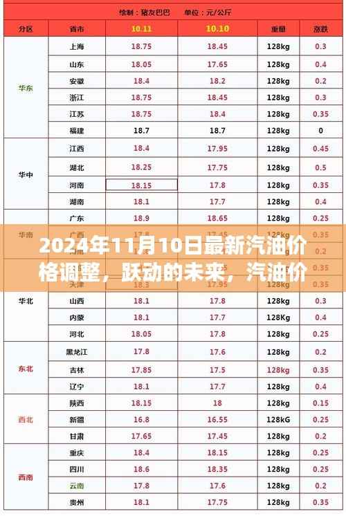 跃动的未来,汽油价格调整背后的励志故事与力量,2024年最新动态