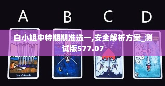 白小姐中特期期准选一,安全解析方案_测试版577.07