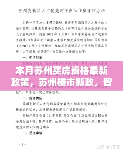 苏州楼市新政与智能购房助手引领科技购房新时代