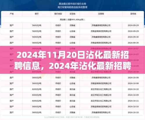 2024年沾化最新招聘信息全攻略,获取与应聘指南(初学者与进阶用户必备)