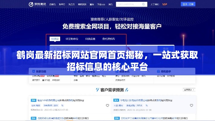 鹤岗最新招标网站官网首页揭秘,一站式获取招标信息的核心平台